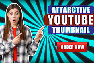 design youtube thumbnail and fiverr gig image