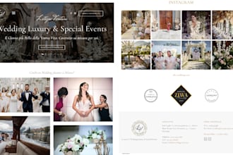 design event website, birthday, festival rental, event management ticket website