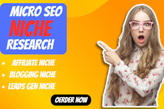do low competitive and easy to rank micro seo niche research