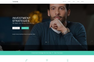 design an highly responsive investor carrot website, landing page sales funnel