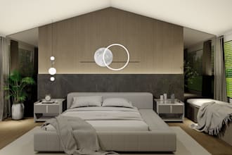 create modern bedroom interior design