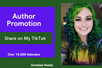 feature you in an author profile on booktok