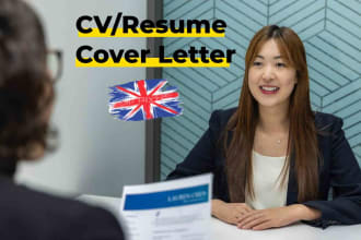 boost your career with a unique english CV and cover letter