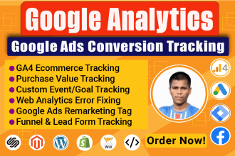 fix google analytics ads conversion tracking shopify ga4 ecommerce tracking gtm