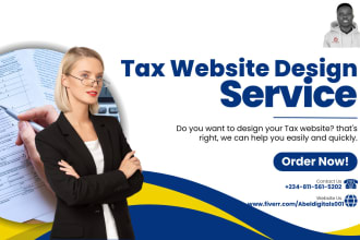 design tax website, credit repair website, finance tax loan website, accounting