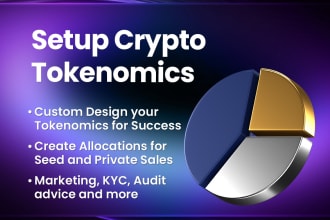 setup your crypto tokenomics