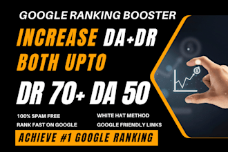 increase ahrefs domain rating DR, moz authority da using dofollow seo backlinks