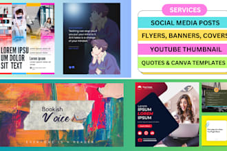 design social media posts and canva templates