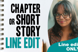 line edit your first chapter or short story