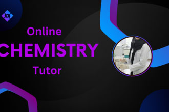 be your online chemistry tutor