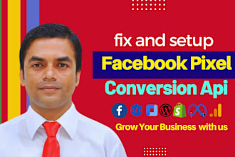 fix setup facebook pixel and conversion API with GTM ga4 for ecommerce tracking