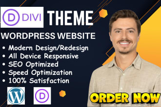be your divi wordpress website theme builder expert, divi website customization