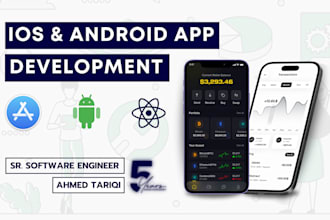 build ios app in react native or expo, iphone app development