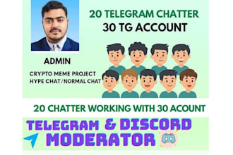 telegram moderator, discord moderator, community manager affilite program