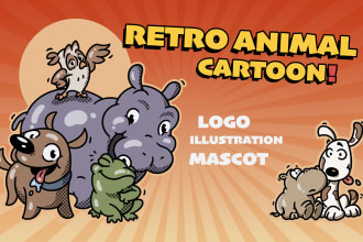 create 24 hours cute cartoon of your pet or animal