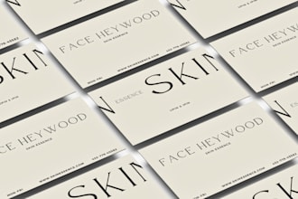 design a creative business card and more