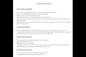 analyze amazon data, buy box, identify non selling products
