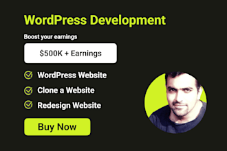 build a custom responsive wordpress website design