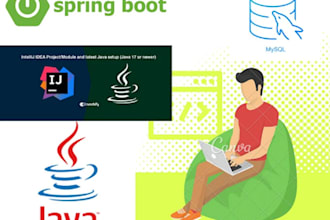 develop rest apis for web applications using spring boot