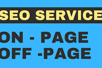 provide full monthly aeo SEO service package on page  off page work