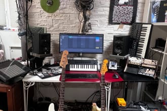 create a guitar line for your punk emo hardcore rock song