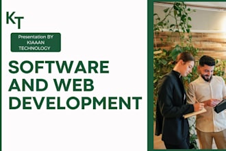 provide professional software and web application development by kiaan tech