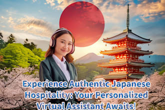 be your personal administrative assistant in japan