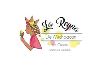 design popular super ice cream logo