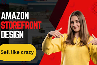 create your amazon brand store and storefront design