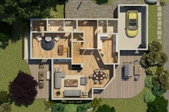 showcase your floor plans using state of the art 3d modeling and renderings