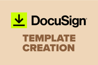 create a docusign template