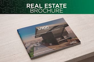 design real estate brochures and property flyers