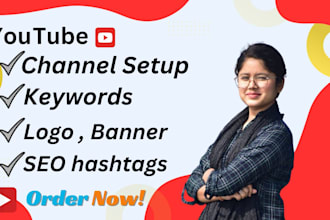 create youtube channel with full setup