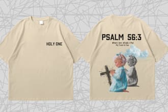 make tshirt design in modern streetwear style
