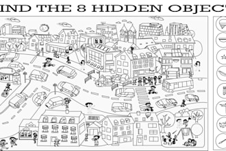 draw hidden object picture for your project