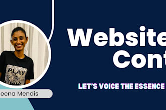 write outstanding website content