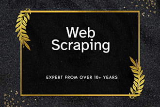 do web scraping and data mining