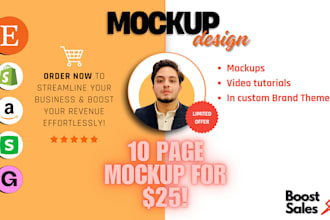 create aesthetic and custom mockups for your etsy store