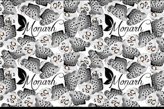 design seamless, floral, unique, pattern, textile print and packaging design