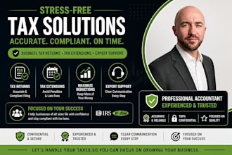 prepare and file your business tax returns and extensions
