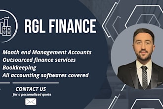 complete period end accounting and bookkeeping in all accounting software