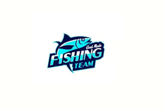 create a cutting edge, unique fish logo for your company