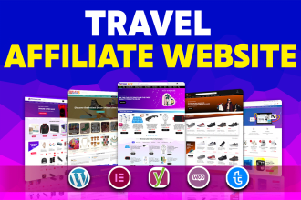 build automated travel affiliate website for passive income