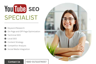 be your youtube video SEO expert for top ranking