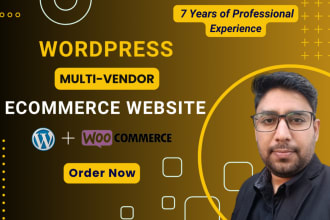design multivendor ecommerce woocommerce wordpress website
