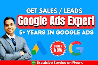 setup and optimize google adwords search PPC ads campaigns