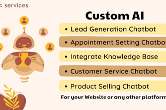 create professional ai chatbot to automate your company