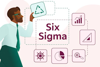 prepare six sigma report of project for green and black belt