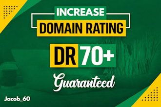 increase domain rating using high authority SEO dofollow backlinks