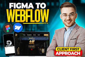 develop webflow websites, figma to webflow, webflow landing page